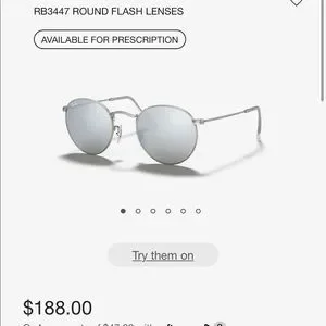 Ray-Ban Round Metal Sunglasses RB3447 168/4K. $188 retail Ray-Ban | Accessories | Rayban Round Metal Sunglasses Rb3447  main image 3